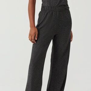 Outdoor Voices CloudKnit Wide Leg Pants, Size M, Grey